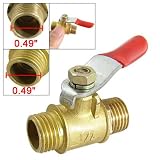 Buy Amico Forged Brass Compression Gas Ball Valve w Lever Handle by uxcell