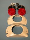 2.5 Red LED Marker Lights Truck Trailer Boat RV Light by Global Parts