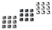 Dakine Pyramid Snowboard Studs