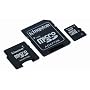 Kingston 8 GB microSDHC Class 4 Flash Memory Card with SD and miniSD Adapters SDC4/8GB-2ADP