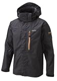 Craghoppers CMW628 Herren wasserdichte Jacke Bear Mountain, black, L