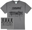 Beatles Charcoal Grey t-shirt 'Abbey Road Brick Wall' tee [Apparel]