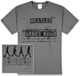 Beatles Charcoal Grey t-shirt 'Abbey Road Brick Wall' tee [Apparel]