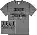 Beatles Charcoal Grey t-shirt 'Abbey Road Brick Wall' tee [Apparel]
