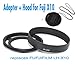EzFoto 52mm Filter Adapter + Lens Hood for Fuji X10, with a free lens cap