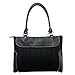 Ladies Business Suede Computer Tote - Black