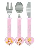Disney Princess Royal Ref Heart Shaped Cutlery Set