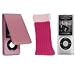 New 5th Generation Nano Pink Flip Case + Pink Sock & Crystal Ice Box Case Cover For the New Apple iPod 5G Nano with Camera (Sep 2009) 8GB & 16GB