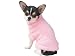 East Side Collection Fuzzy Pink Stretchy Dog Sweater Large