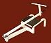 Adjustable rowing handle has four adjustments 4" apart. Non slippery rubber shoes. Size: 78"D x 38"W x 35"H.
