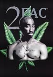 2Pac (Pot Leaf) Music Poster Print - 24