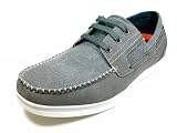 Mens Gray Delli Aldo Driving Moccasins Boat Lace Shoes Styled in Italy