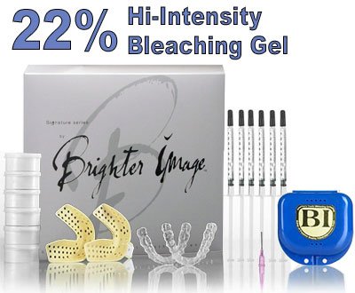 Teeth Whitening - 6 Syringes of 22% Gel & Custom Trays