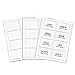 Laser Printer Name Badges, 3 3/8 x 2 1/3, White, 200/Box