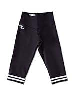 Naffta Pantalón Pirata Niña (Negro / Blanco)