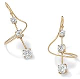 Spiral 18k Gold over Sterling Silver Earrings