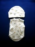 Wiggles and Squiggles Snail Micro Preemie Snuggler Wrap and Hat Set
