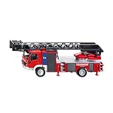 1 50 Siku 2106 Larger Mercedes-Benz Fire Engine with Extendable Ladder 7.5 long by Siku
