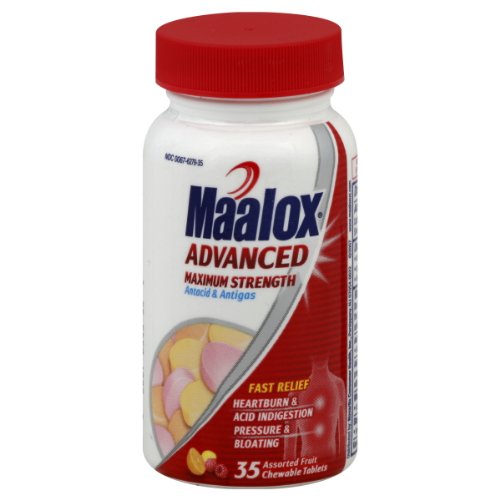 MAALOX ADVANCED CHEWTABS MAX Size 35 49.95