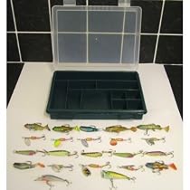 22 PC COMPLETE FISHING LURE SET tackle box great christmas present S