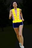 MAXSA Innovations 20026 Yellow with Yellow Reflective Safety Vest with 16 LED Lights, Large