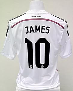 JAMES #10 Real Madrid Home Soccer Jersey 2014/15 size L