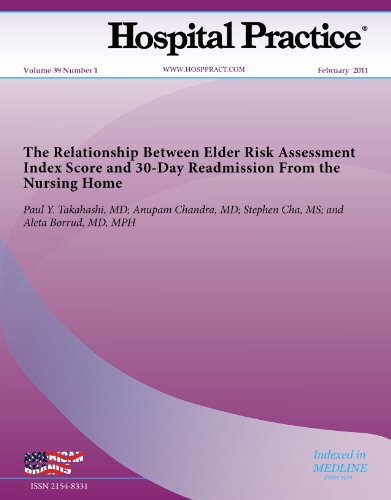 The Relationship Between Elder Risk Assessment Index Score and 30-Day Readmission From the Nursing Home (DOI: 
