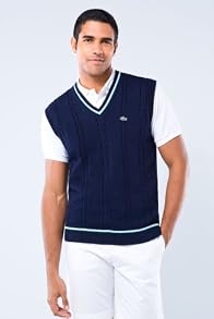 Jersey Cable Tennis Sweater Vest