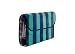 Trina Kelly Stripe 2 Piece Green and Navy Essential Travel Valet