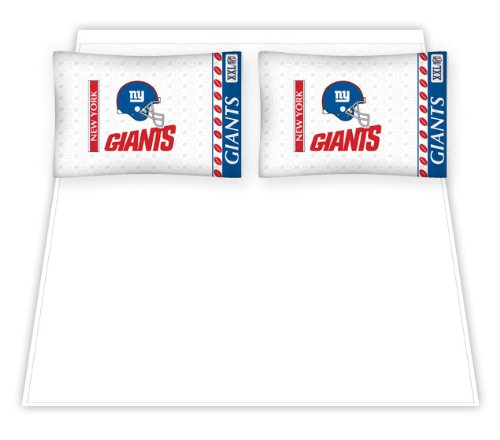 NFL New York Giants Micro Fiber Sheet Set Queen