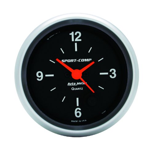 Auto Meter 3585 Sport-Compact Short Sweep Electrical Clock Gauge