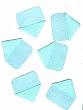 Martha Stewart Crafts Photo Corners, Pale Blue Glitter
