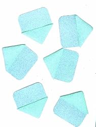 Martha Stewart Crafts Photo Corners, Pale Blue Glitter