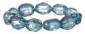 Dyed Aquamarine Nugget Beaded Stretch Bracelet