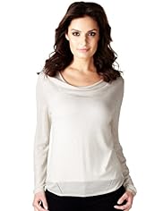 Per Una Speziale Pointelle Jumper with Silk