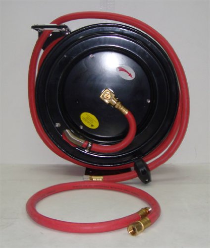 1/2'' X 50' Retractable Air Hose Wall Mount 300psi