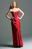 Celebrity Inspired Red Charmeuse Dresses by Faviana