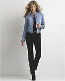 Stretch velvet slim-fit jeans
