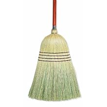 Wilen E502028, Warehouse Corn Blend Broom with 1-1/8" Handle, 28# Size, 56" Length (Case of 6)