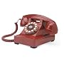 Classic Retro 1930`s Series 302 Desk Phone from Wild and Wolf - Red...