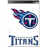 TENNESSEE TITANS OFFICIAL LOGO 11X17 ULTRA DECAL WINDOW CLING