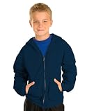 Youth Full Zip Hooded Sweatshirt