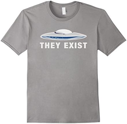 Men's UFO They Exist Shirt [Person of Interest] 2XL Slate