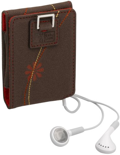 Childrens Toyshop  Electronics : Case Logic - Nylon 80GB Nano Classic Case With Flower - Brown