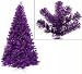 8' Pre-Lit Purple Artificial Sparkling Christmas Tree - Purple Lights