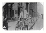 Historic Print (L): Hodges Gallop, Western Union Messenger No. 16, Norfolk, Va. Lives, 201 Freeman Street. B