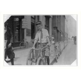 Historic Print (M): Hodges Gallop, Western Union Messenger No. 16, Norfolk, Va. Lives, 201 Freeman Street. B
