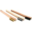 3Pcs Mini Wire Brushes Nylon Brass Steel Cleaning Tools