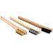 3Pcs Mini Wire Brushes Nylon Brass Steel Cleaning Tools