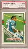 Barry Sanders 1989 Topps Traded Football Rookie (PSA 9) Mint (Detroit Lions)